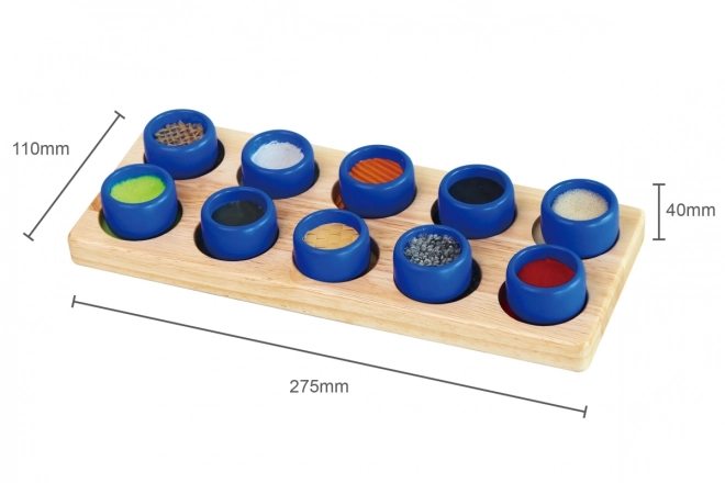 Planche tactile en bois