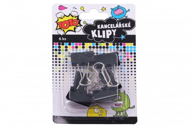 Clips de bureau 25 mm, 6 pcs