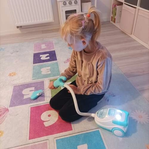 Aspirateur pour enfants avec sons et lumière Kruzzel bleu