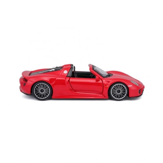Modèle Bburago Porsche 918 Spyder rouge 1:24
