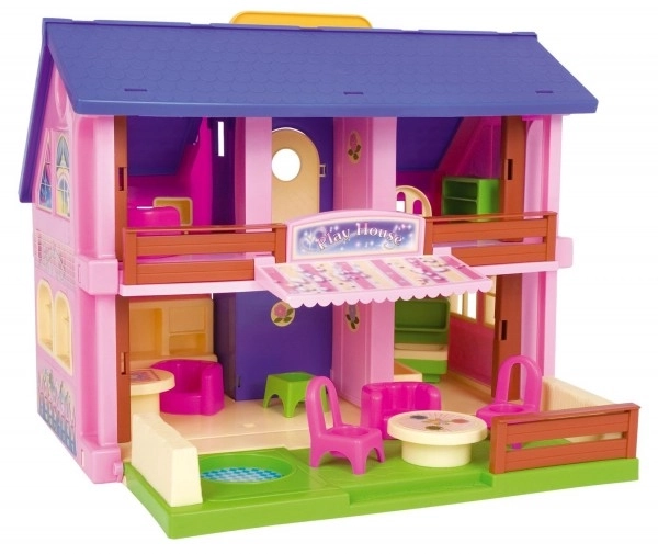Maison de jeu en plastique 40x35cm dans une boîte Wader