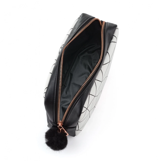 Trousse cosmétique Emily noir et blanc