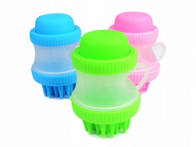 Brosse en silicone pour animaux de compagnie