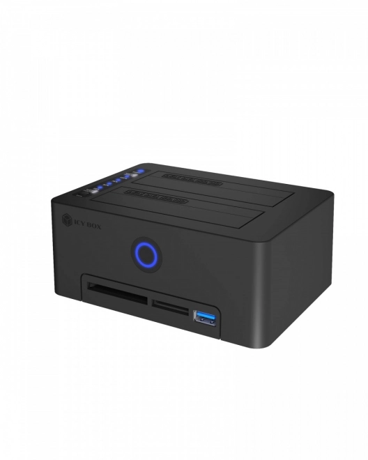 Lecteur de cartes avec station d'accueil double pour SSD/HDD