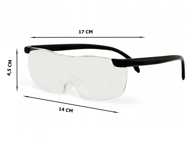 Lunettes grossissantes à fort grossissement