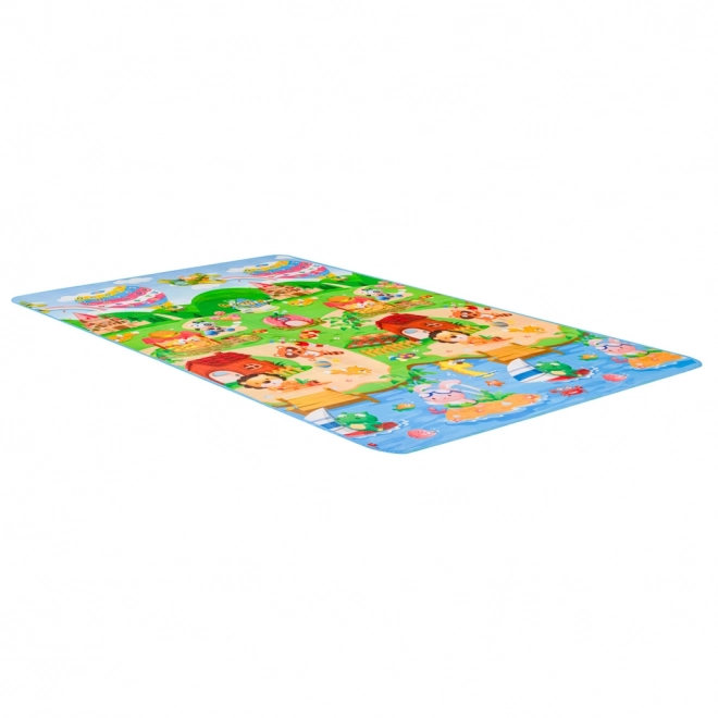 Tapis de jeu en mousse éducatif double face 180x120 cm