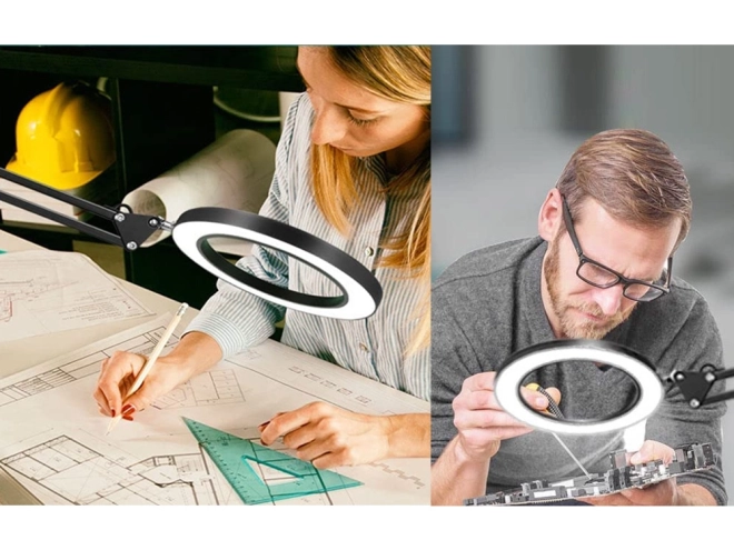 Lampe LED cosmétique loupe