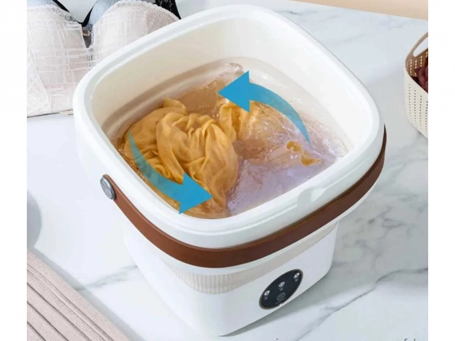 Petite machine à laver de voyage pliable 11L