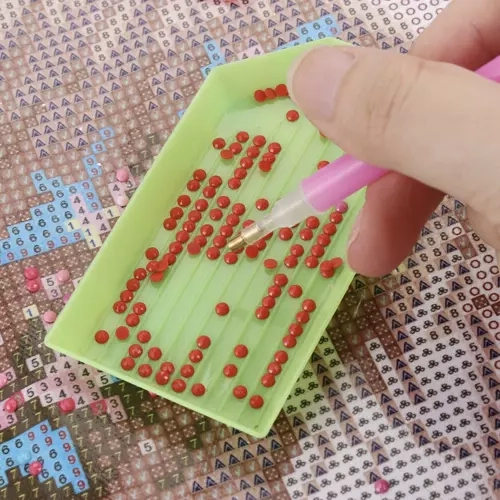 Grande trousse d'accessoires pour peinture au diamant
