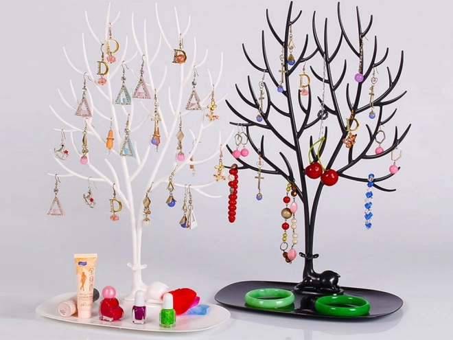 Support à bijoux en forme d'arbre