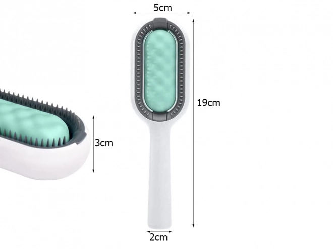 Brosse en silicone 3 en 1 pour animaux de compagnie