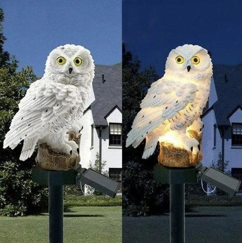Lampe de jardin solaire - chouette Gardlov 23847