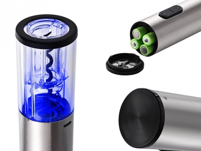 Ouvre-bouteille électrique pour vin avec éclairage LED