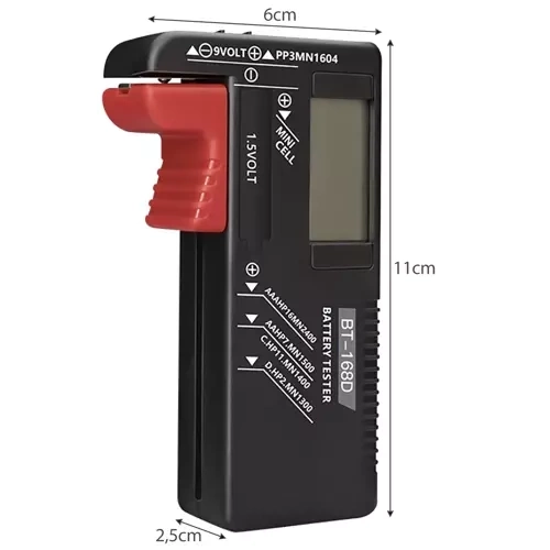 Bigstren 19898 testeur/mètre de batteries