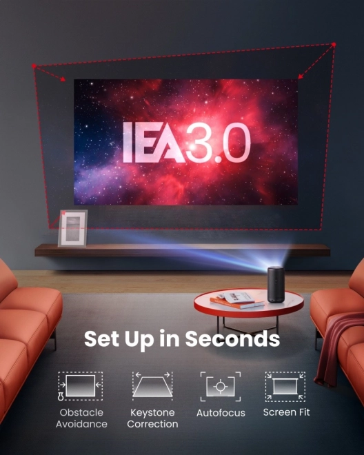 Projecteur portable Nebula Capsule 3 avec Full HD et Google TV