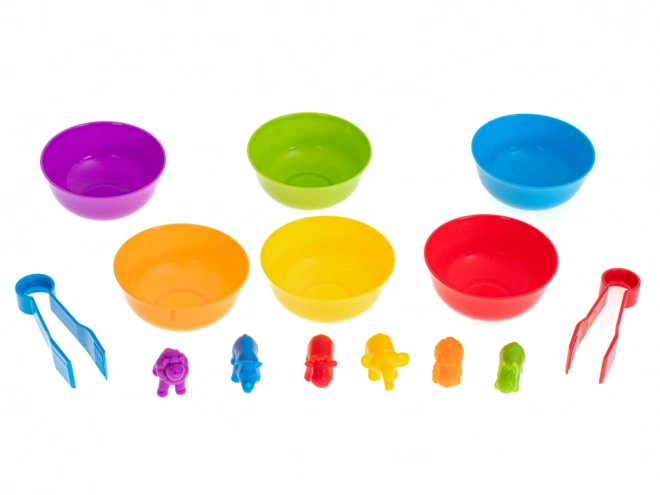 Jeu montessori en bois Apprends à compter – Animaux de safari