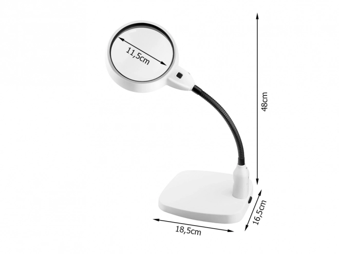 Loupe cosmétique avec éclairage LED