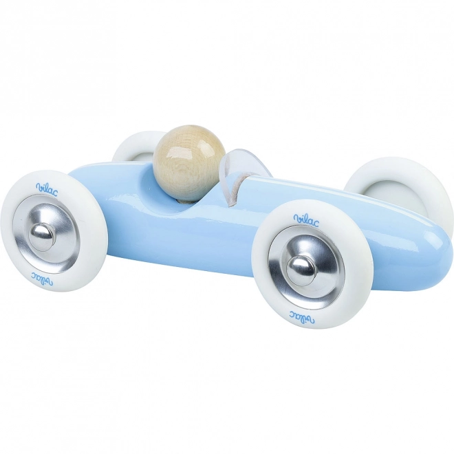 Vilac Voiture en bois Grand prix vintage bleu clair