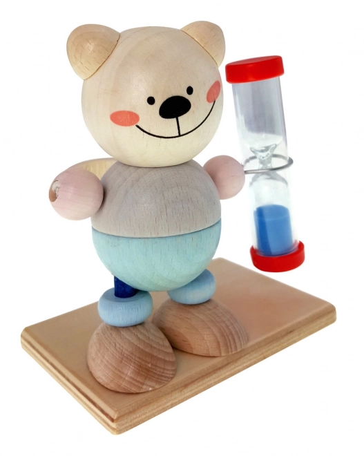 Hess Sablier de nettoyage des dents pour enfants en forme d'ours en peluche