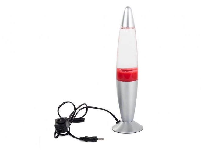 Lampe de nuit en lave avec liquide de cire