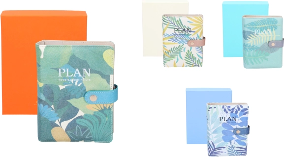 Agenda en coffret cadeau, 19,5 x 14,5 cm, 116 pages