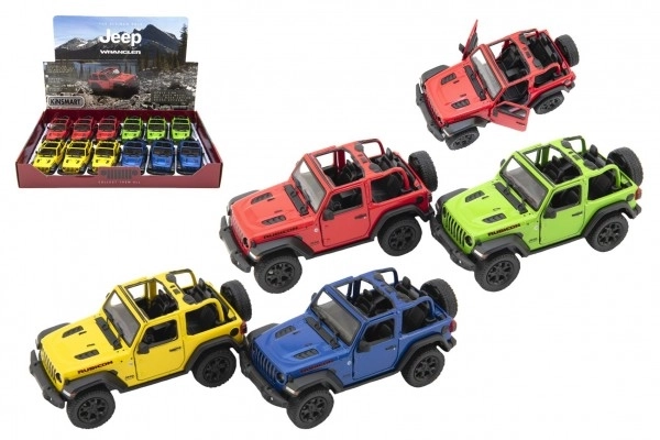 Modèle en métal Jeep Wrangler 2018 avec toit ouvert