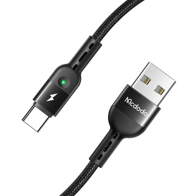 Câble à ressort USB vers USB-C Mcdodo Omega CA-6420 1,8 m (noir)