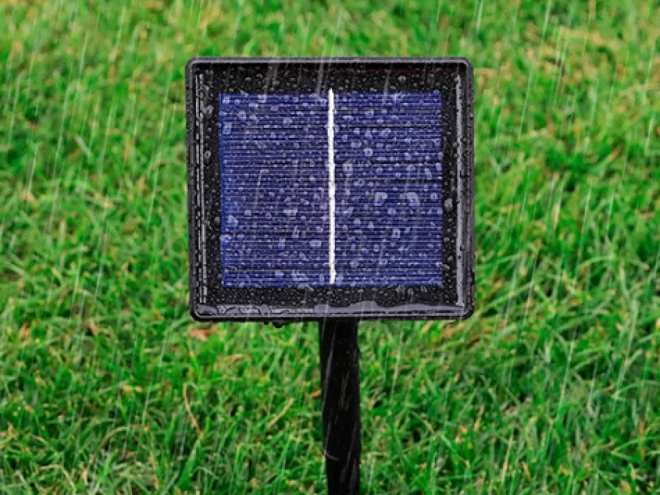 Guirlande de jardin solaire multicolore avec LED