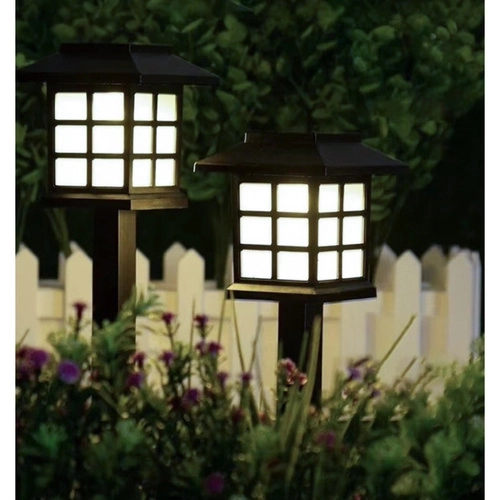 Lampes solaires de jardin LED – ensemble 6x maison