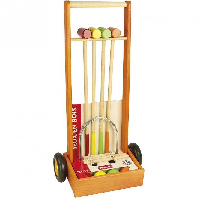 Croquet en bois Jeujura avec chariot