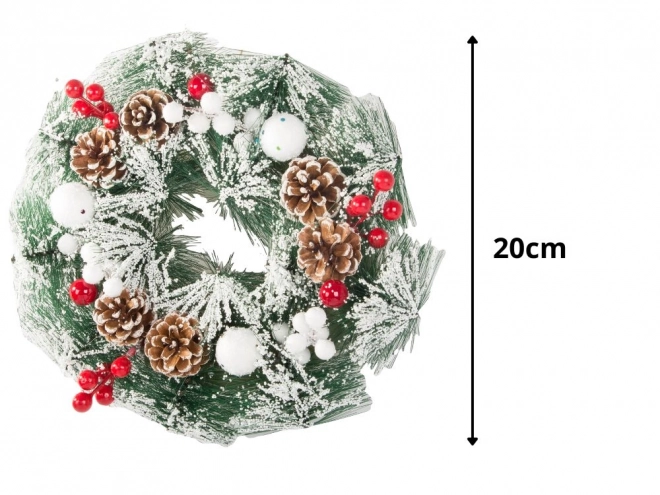 Couronne de Noël décoration de Noël décoration porte fenêtre