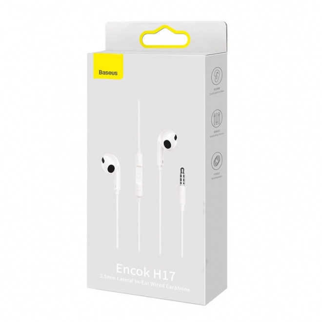 Écouteurs Baseus Encok H17 (blanc)