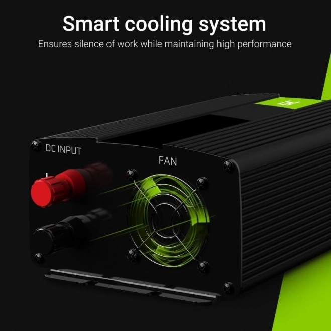 Convertisseur de tension portable Green Cell 12V en 230V 1000W/2000W
