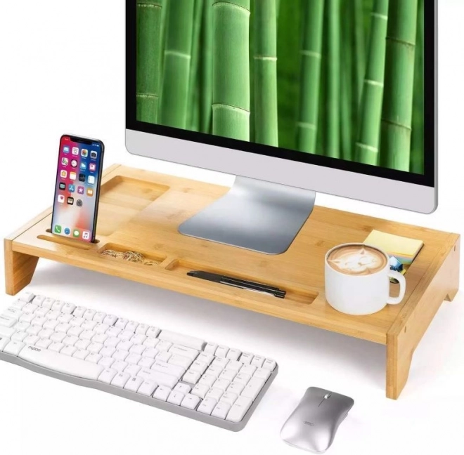 Support de moniteur - bambou