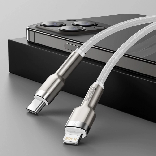 Câble USB-C pour Lightning Baseus Cafule avec chargement rapide 20W, 1m