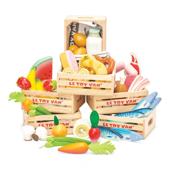 Le Toy Van Boîte avec des fruits