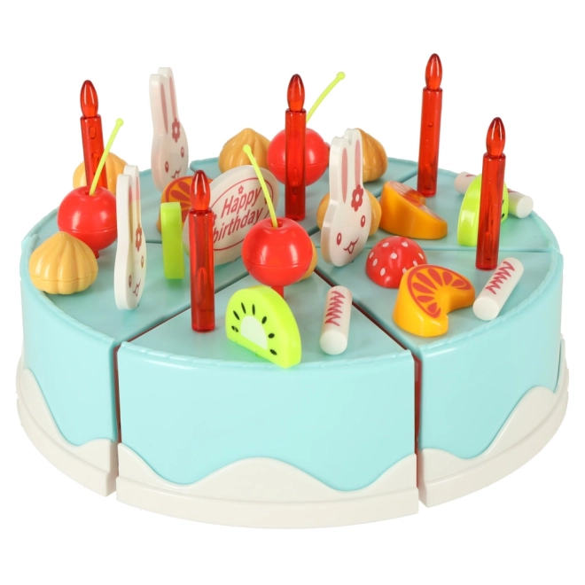 Gâteau d'anniversaire à découper - bleu