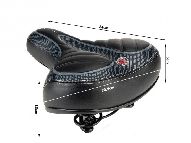 Selle de vélo confortable et douce avec ressorts en mousse