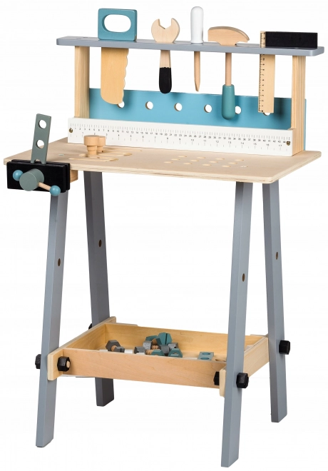 Établi en bois avec outils 32 pièces Ecotoys