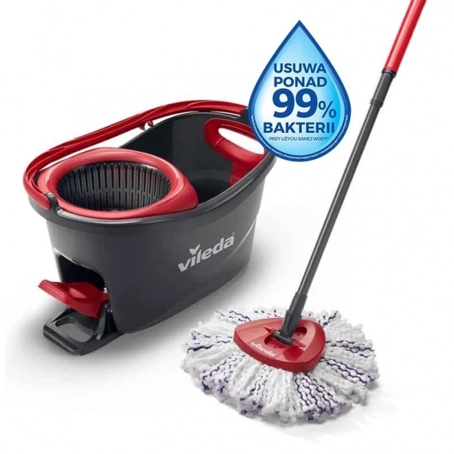 Ensemble de vadrouille Vileda Turbo avec microfibres