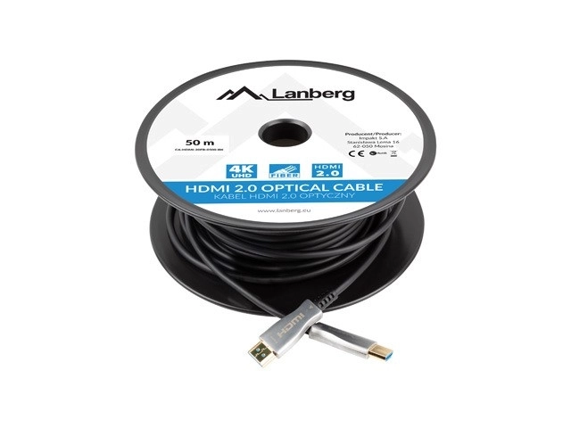 Câble HDMI M/M v2.0 CA-HDMI-20FB-0500-BK 50m noir