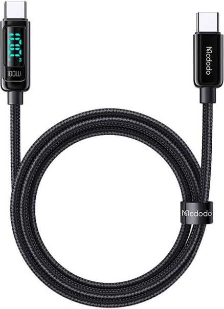 Câble USB-C Mcdodo 100W 1,2 m noir