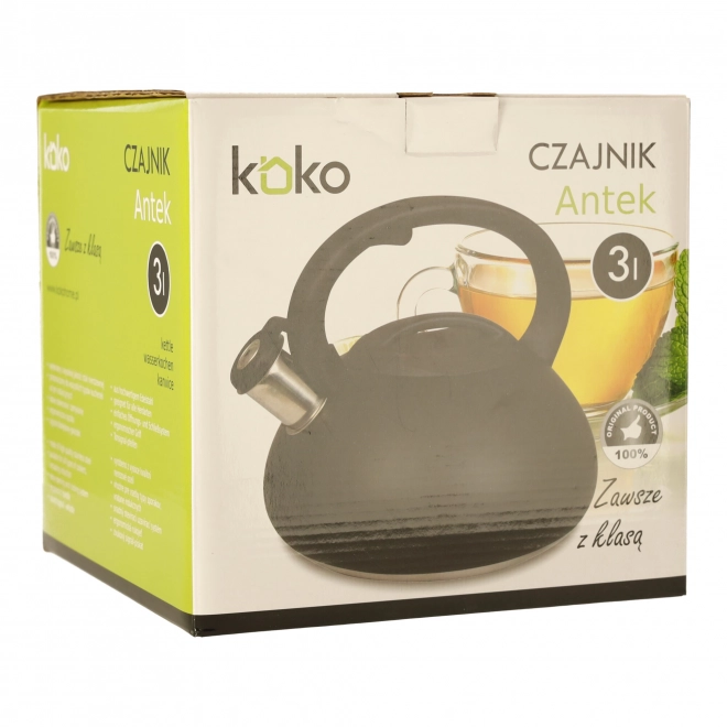 KOKO ANTEK bouilloire 3l noire