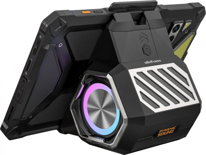 2-en-1 : haut-parleur et support stable