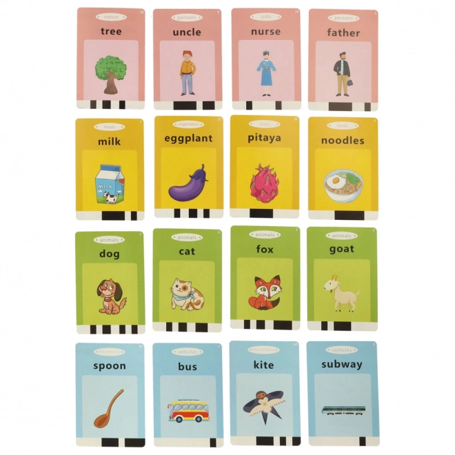 Lecteur interactif de cartes éducatives pour l'apprentissage des mots anglais