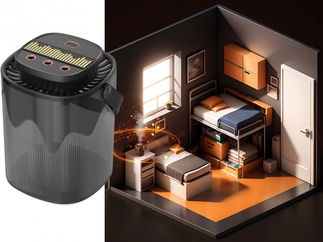 Humidificateur d'air avec aromathérapie et éclairage RGB USB