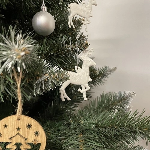 Décorations de Noël - ensemble de 9 rennes