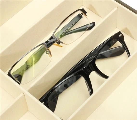 Organisateur pour lunettes 8 compartiments