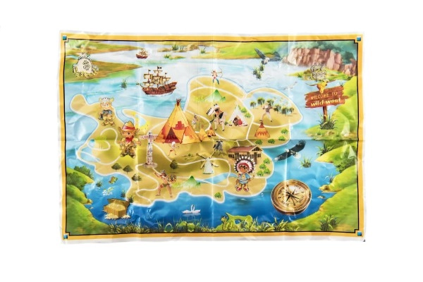 Carte de jeu colorée