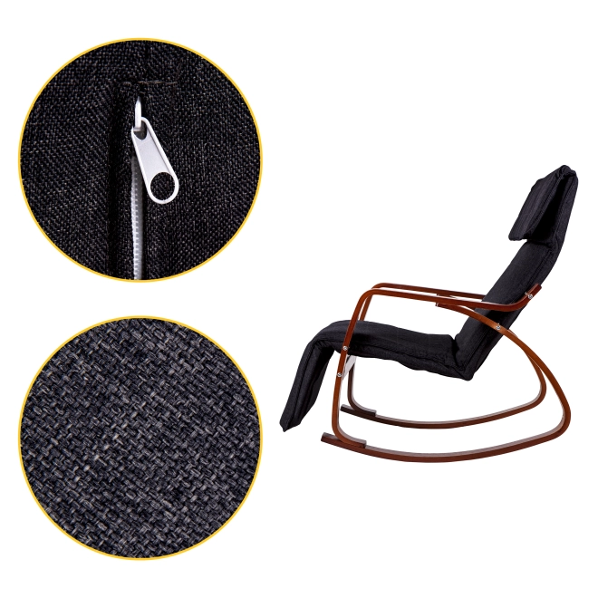 Repose-pied réglable en 5 positions